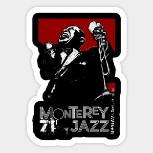 71' Monterey Jazz Fest Sticker